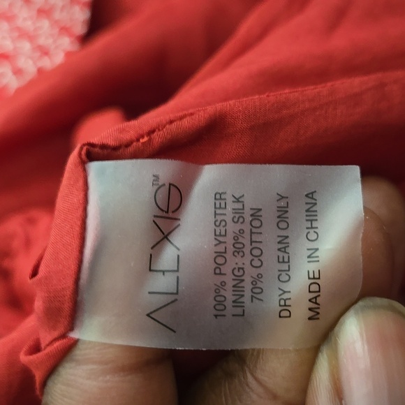 Alexis Coretti Flounce Hem Mini Dress Size L - Picture 5 of 11